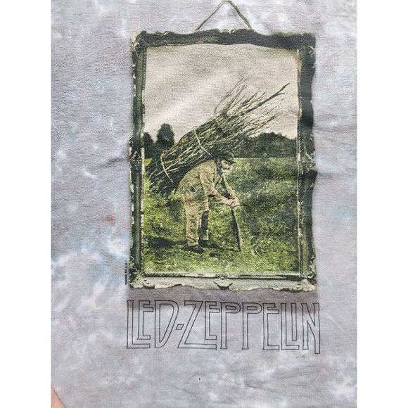 Vtg. Liquid Blue Men's Sz. L Cotton Led Zeppelin Graphic T Shirt - Picture 2 of 7